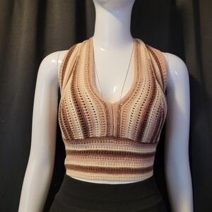 NWOT Knit Halter Top XL